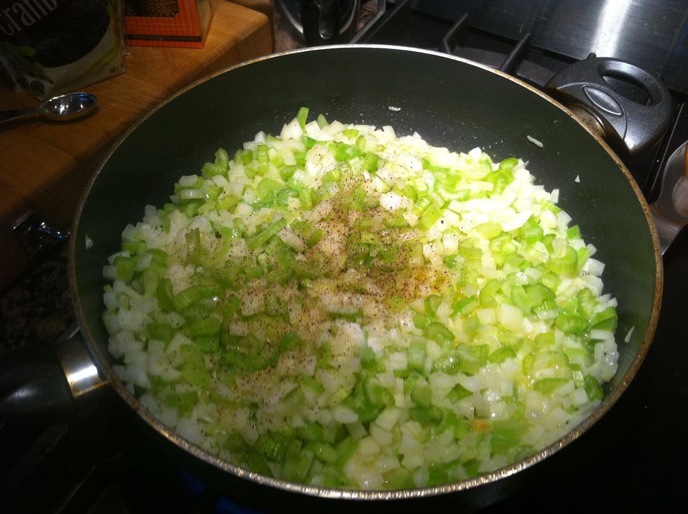 Season with salt and pepper to taste.