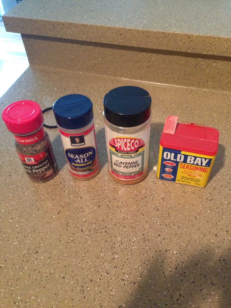 Seasonings I choose minus garlic powder