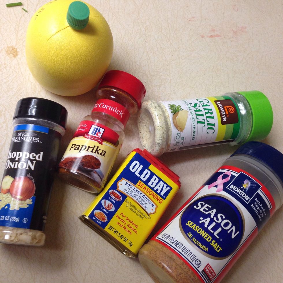 Seasons needed... Along with soy sauce