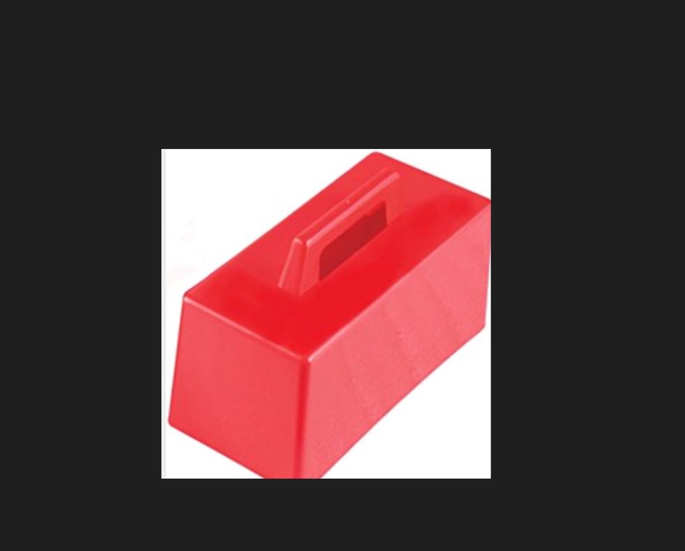 Second, get your snow brick maker.
