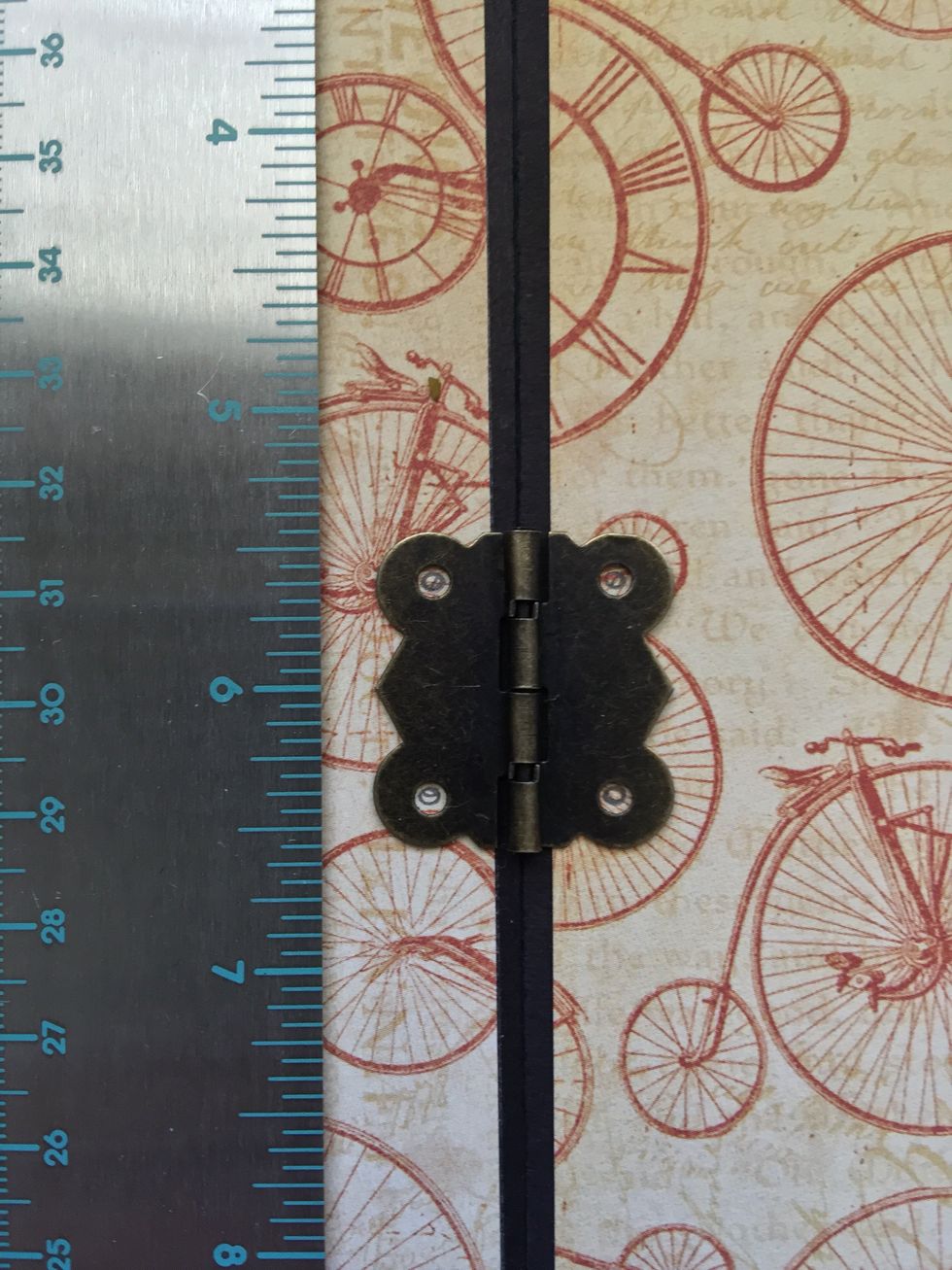 Second hinge.