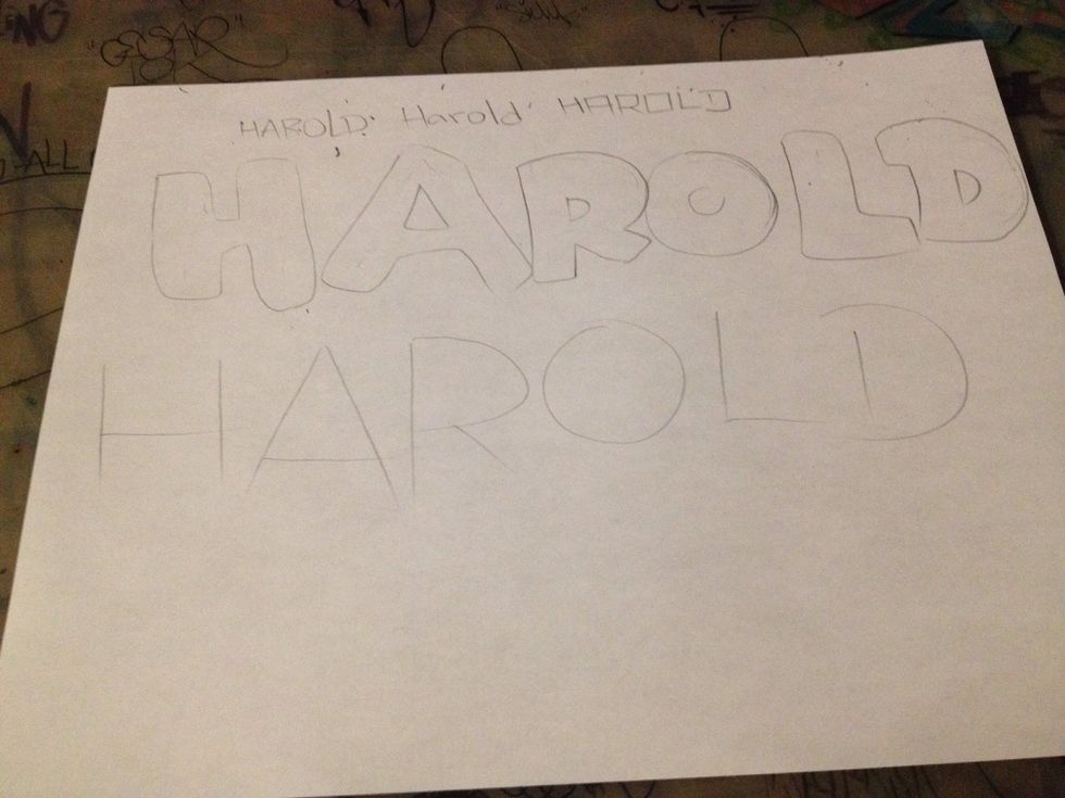 Second sample written out