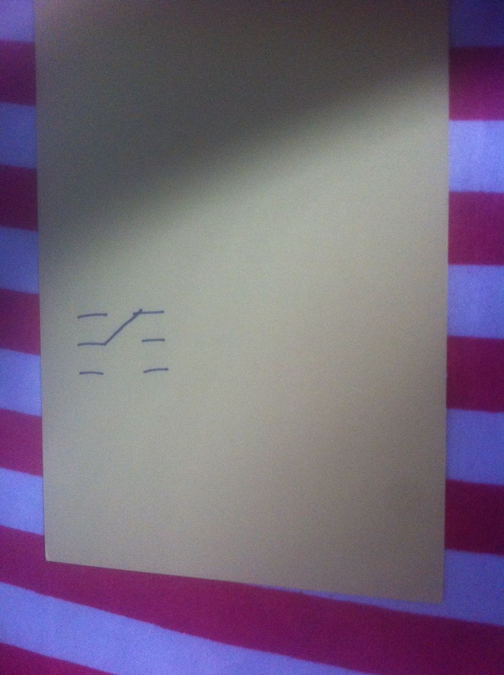 Second,Take the 1st row middle and match it to the 2nd row last like this...