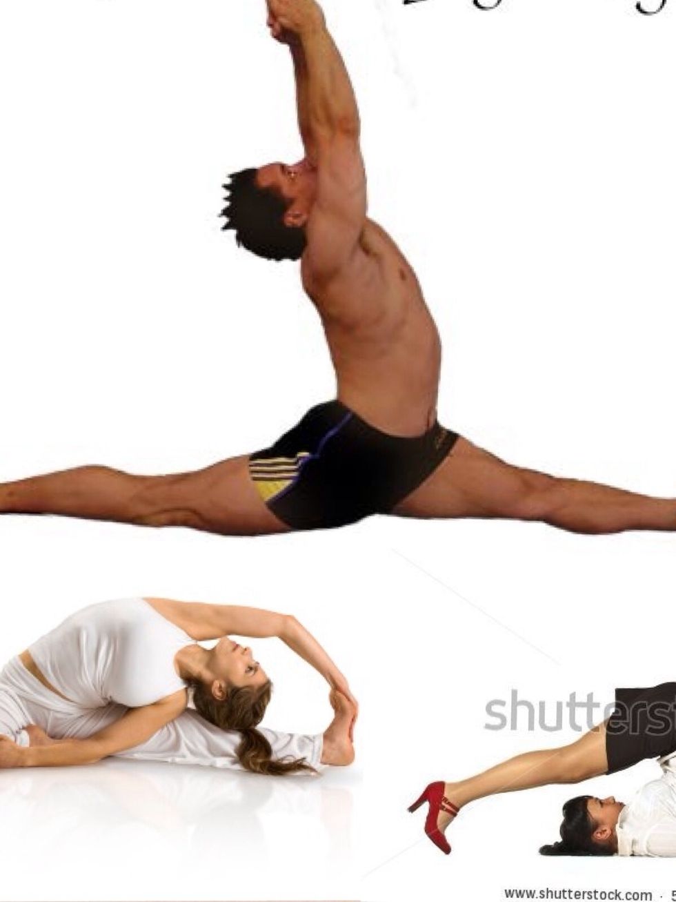 Second u do thes split stretches