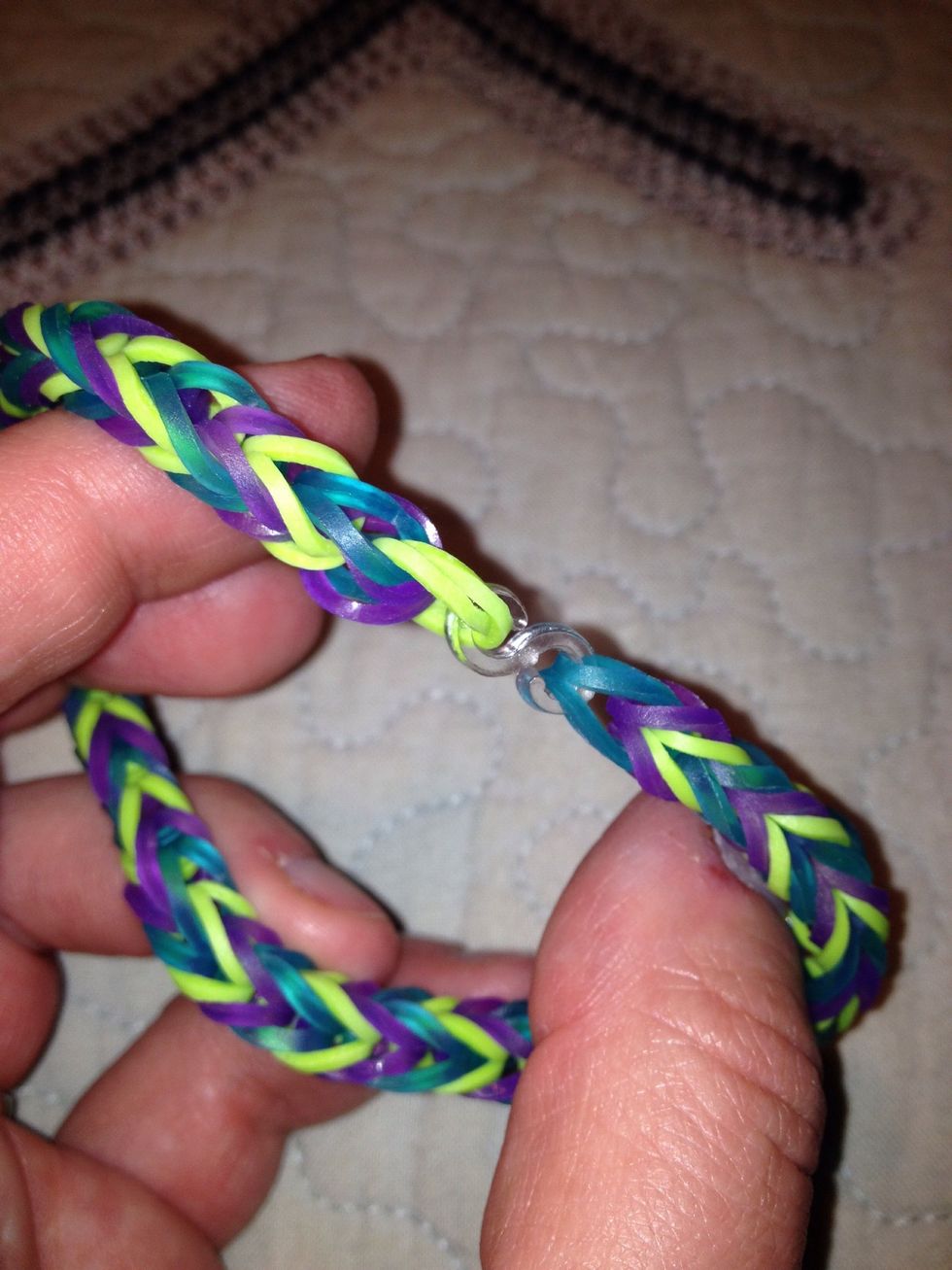 Secure both ends in s clip.