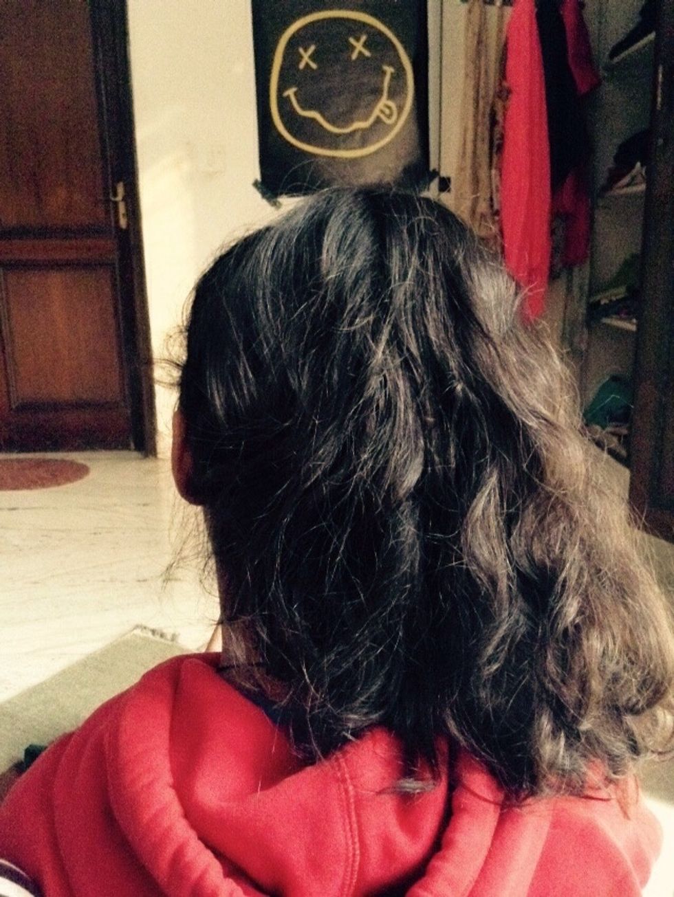 Secure it in a high pony