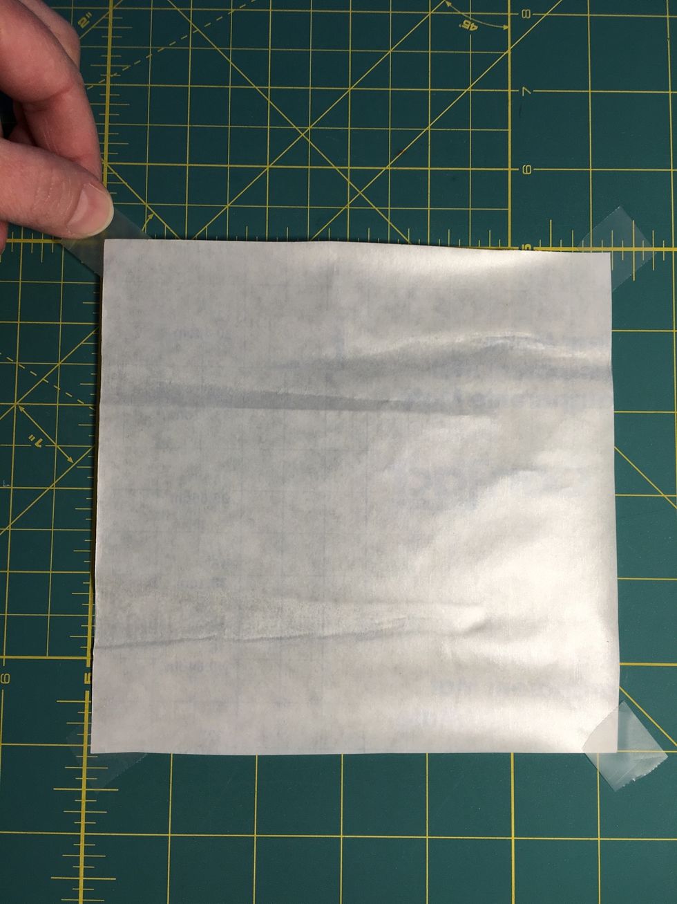 Secure the Contact paper on a safe cutting surface.