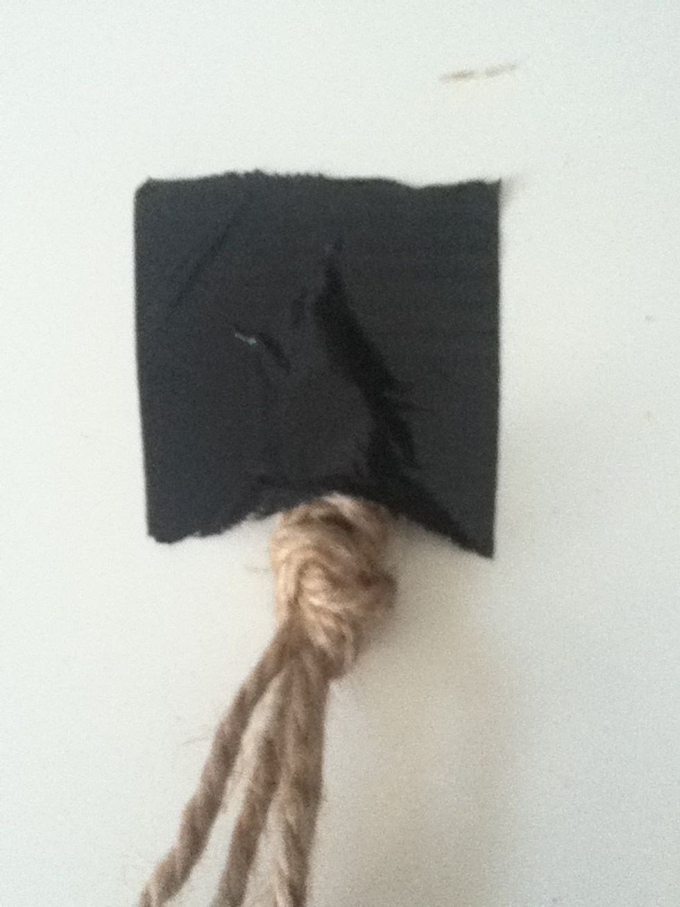 Secure the top with strong tape.