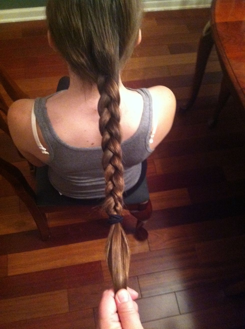 Secure your hair with a ponytail\u2668\ufe0f
