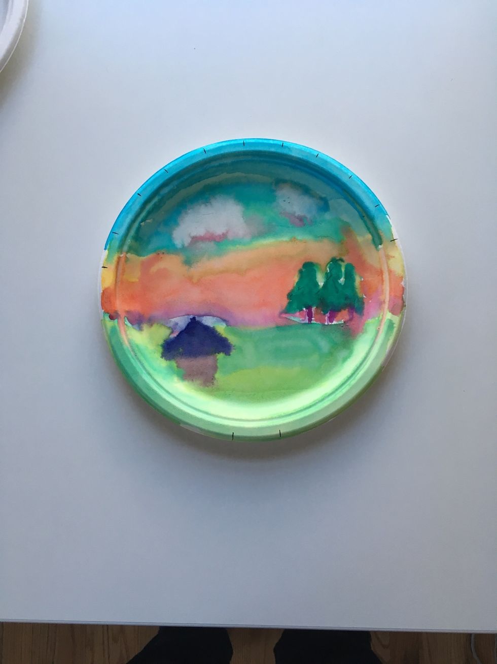 See all of the marks line up.