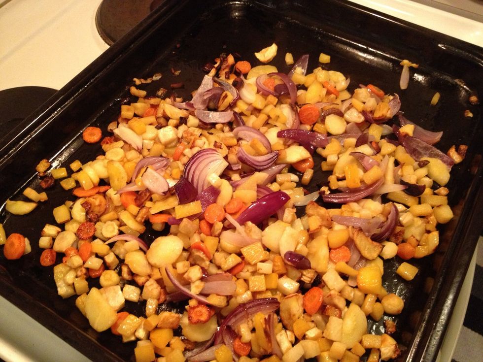 See another of my guides if you want directions on how to make the veggies. There are other perfect guides here on Snapguide on how to make tzatziki so I didn't create a guide for that either.