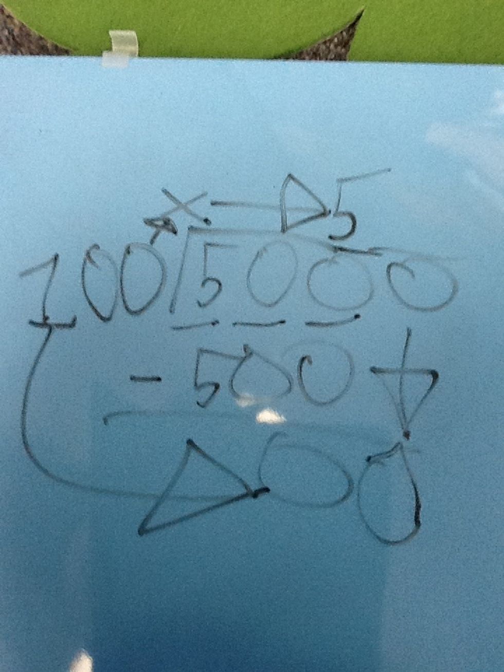 See how many times 100 goes into 00.