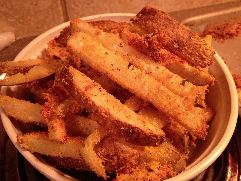 See how pretty? Crispy cheesy outsides, tender delicious insides.