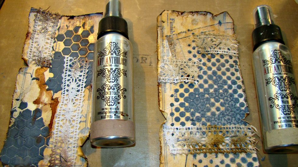 See how pretty the colors add that aged look.