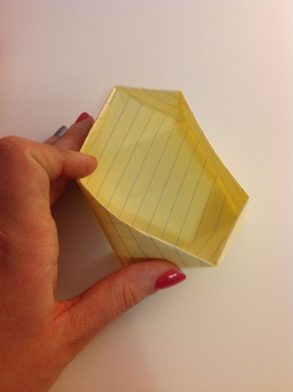 See how the box has formed.