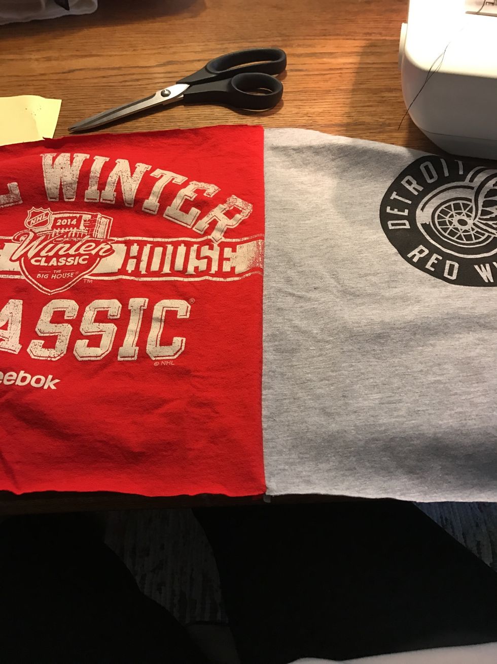 See how the seam is on the backside, and the front side is neat and clean?