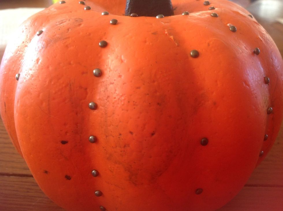 See I put them in the lines of the pumpkins!