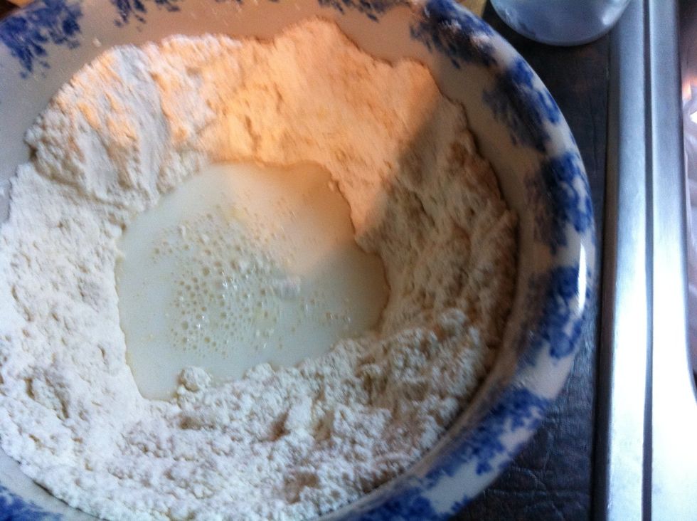 See its in the well. Now, grab a fork.