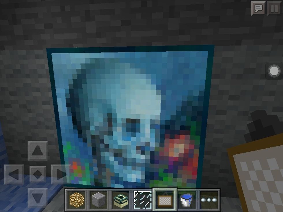 See that photo its cool because Well don't tell anyone it's the pass way to the bathroom.....