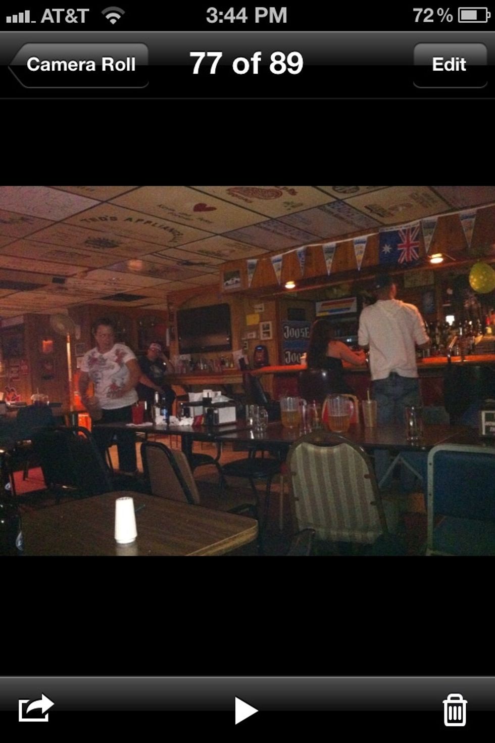 See the garbage can at the lower right?