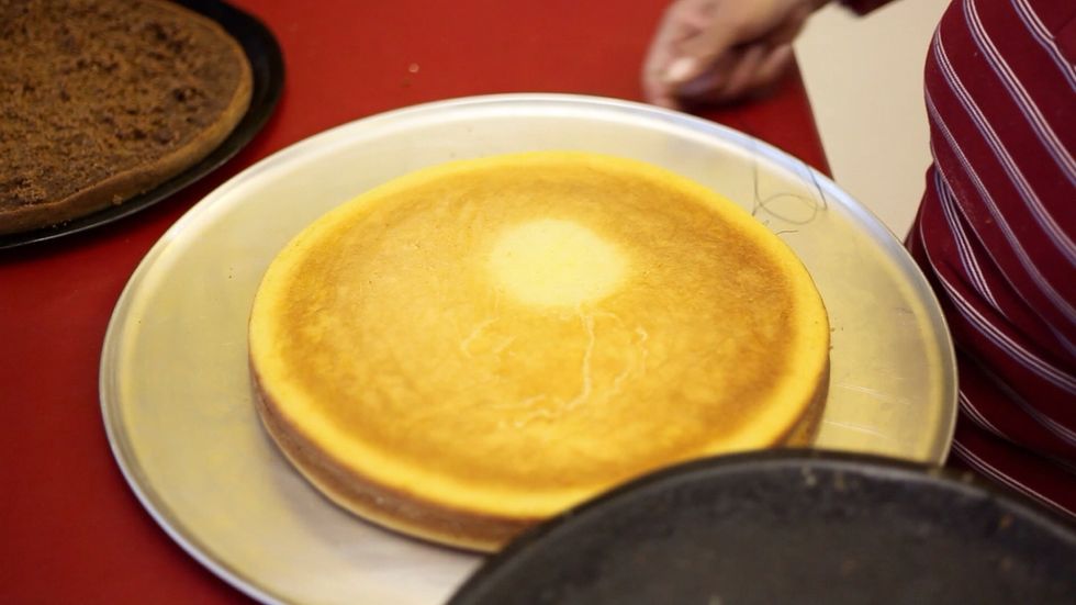 See the string. It broke a few times and that's why we needed so much. If you have fishing line that'd be much better, but I'm not much of a fisherman myself.