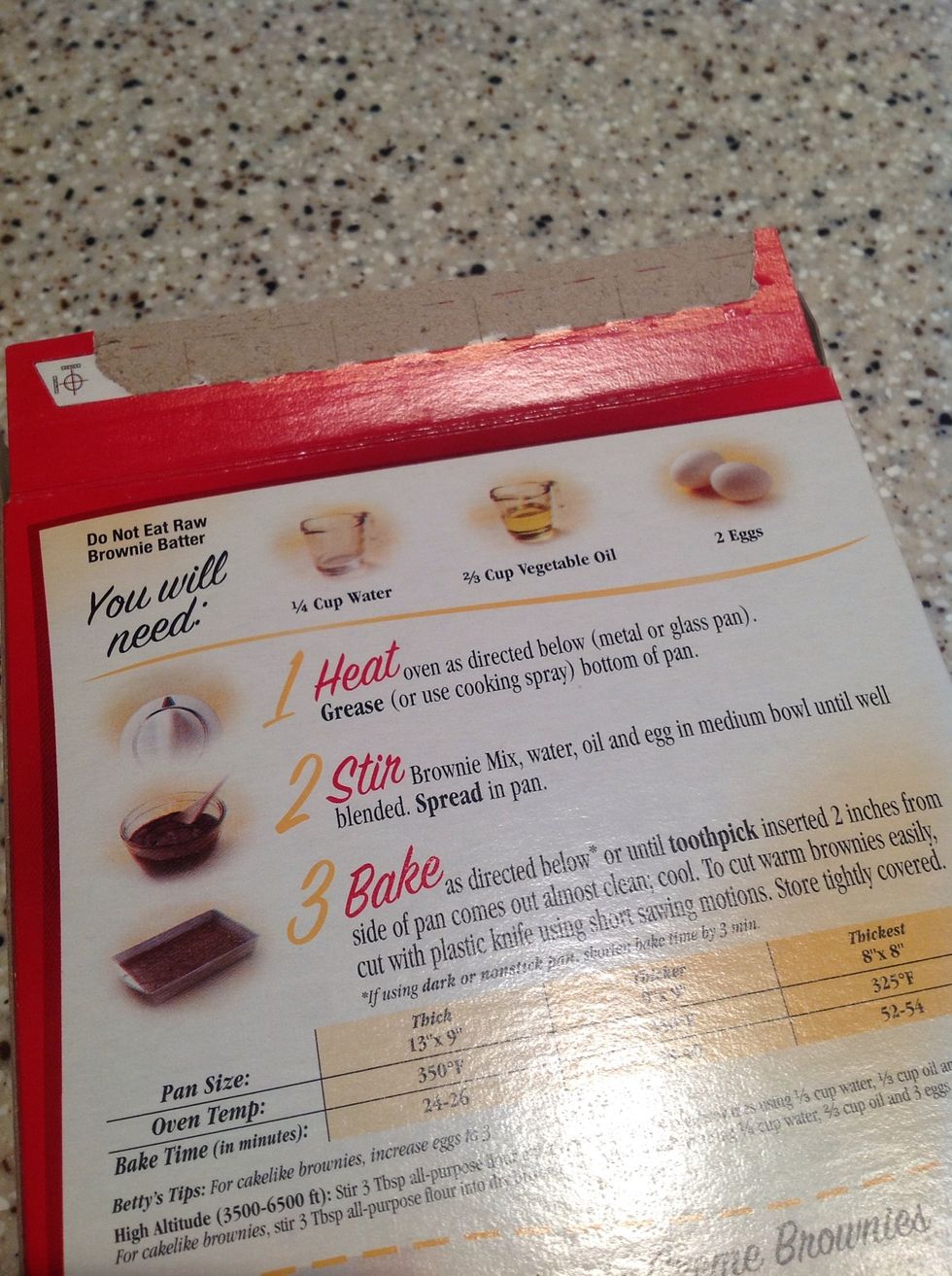 See what else you need for the brownies.