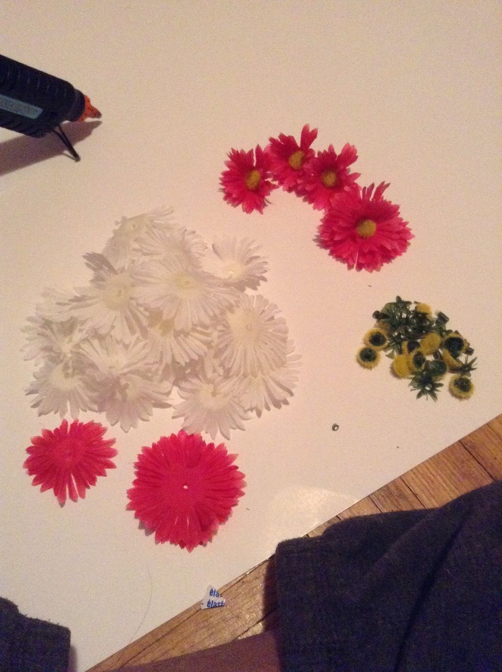 See what I did? Dispose of the green parts if wanted.