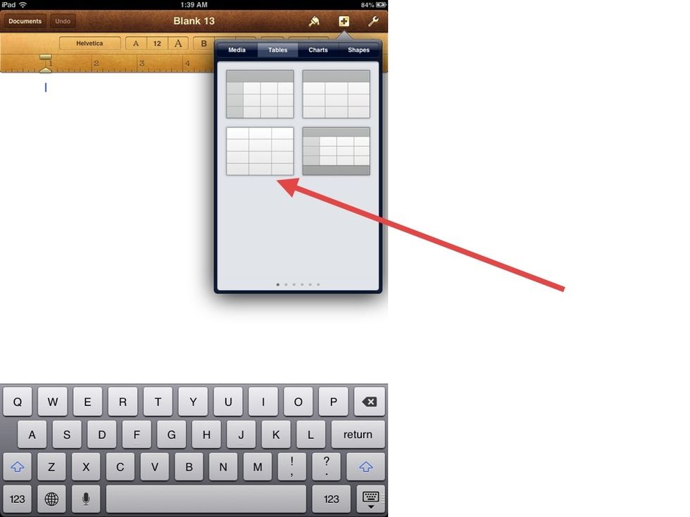 Select a basic table.