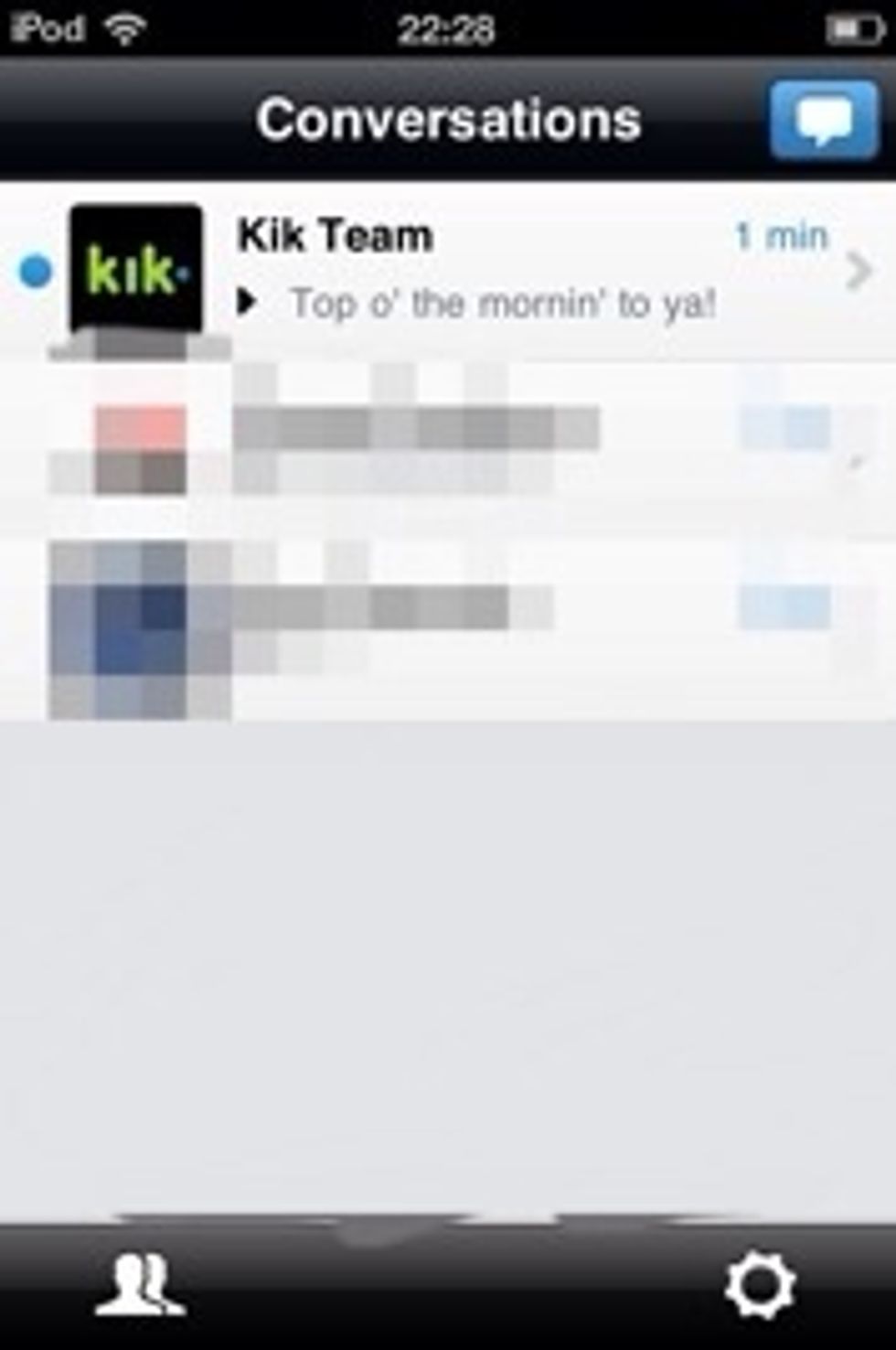 Select a chat. Any chat