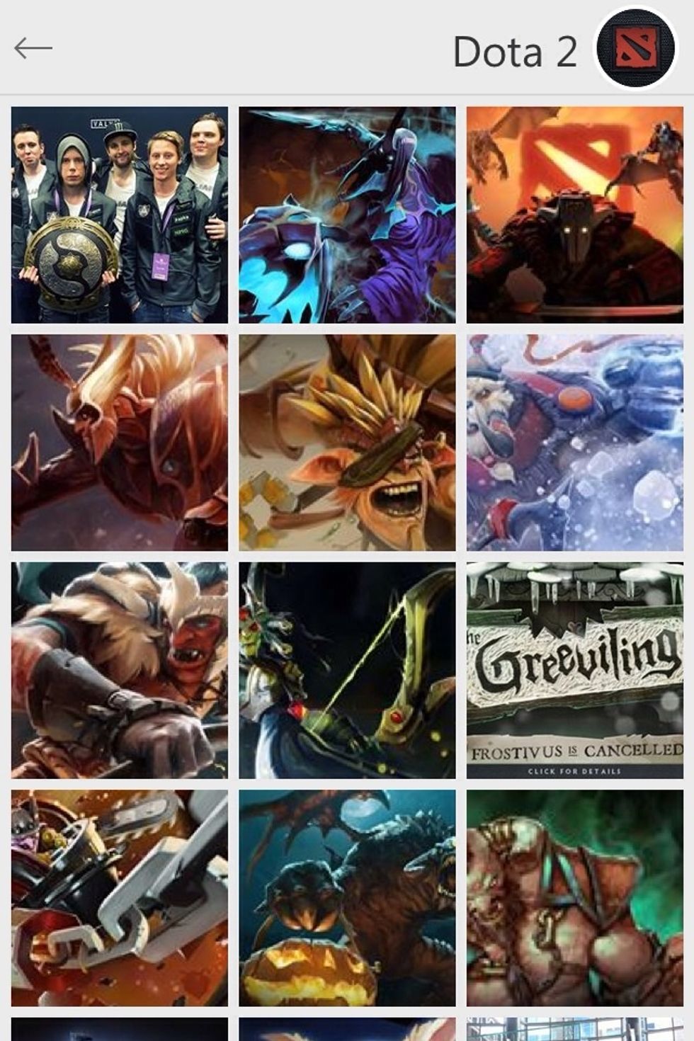 Select a collection item will go to the photo page. It will load the photo base on album.