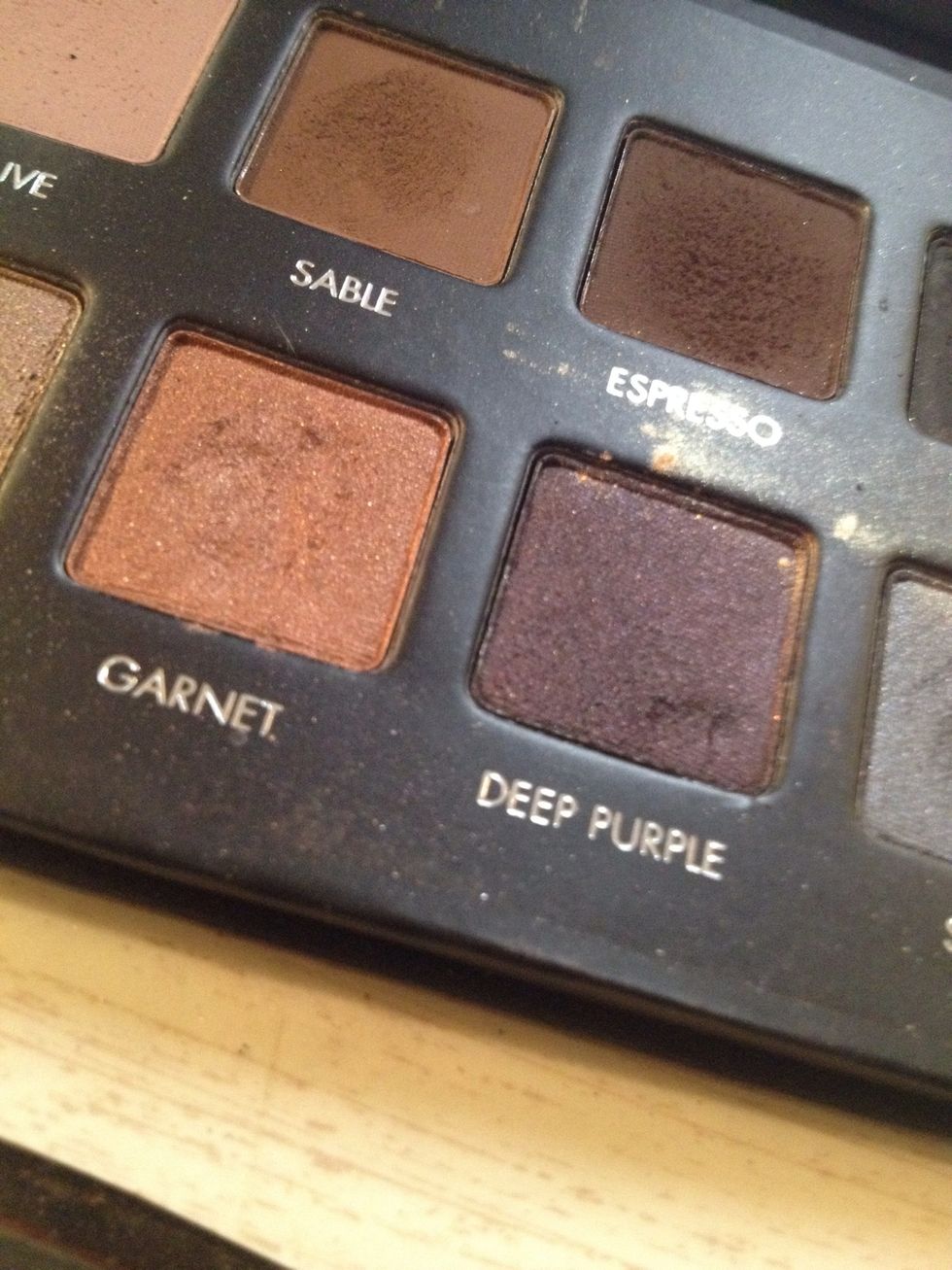 Select a few deep and metallic shades