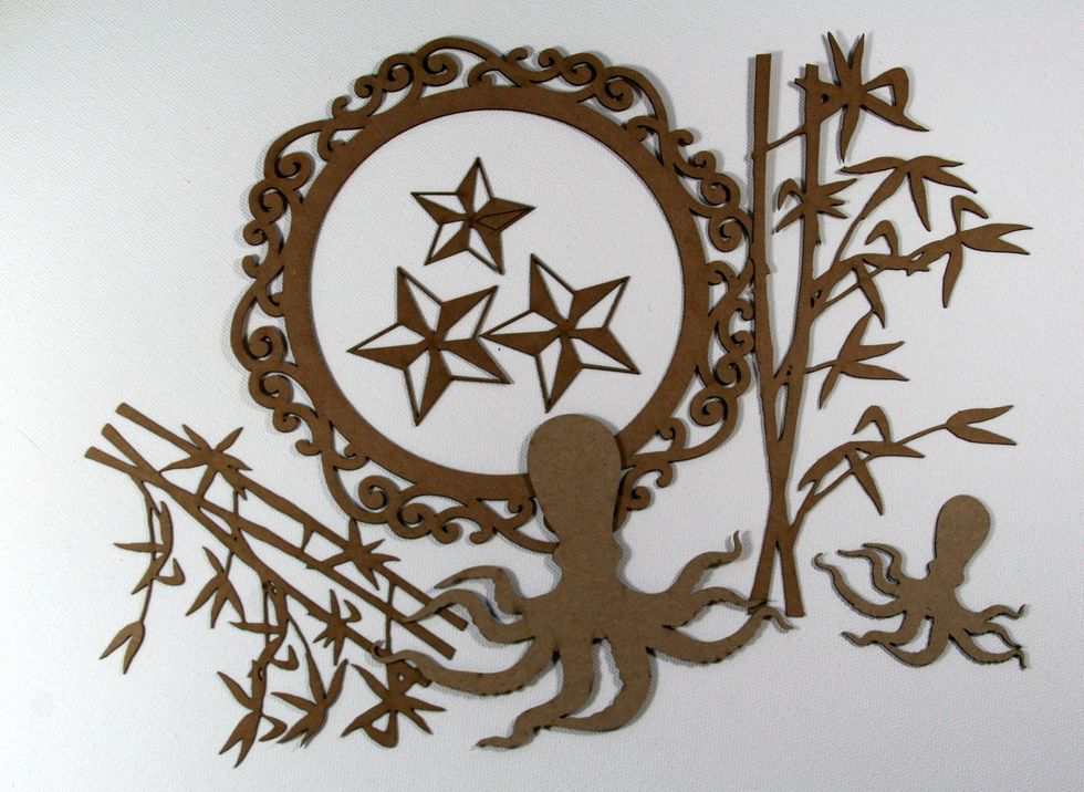 Select a nice variety of Gypsy Soul Laser Cut Chippies.