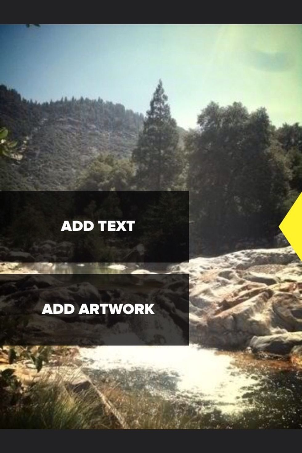 Select "add artwork"