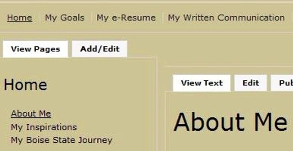 Select Add/Edit to add a page or edit the name of an existing page.