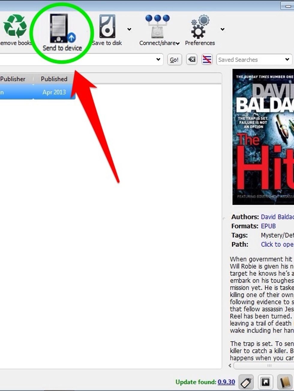 Select ADD TO DEVICE (Save to Main Memory)