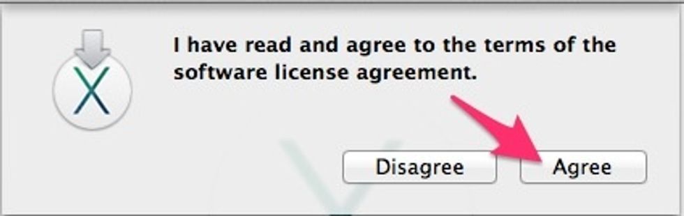 Select "Agree."