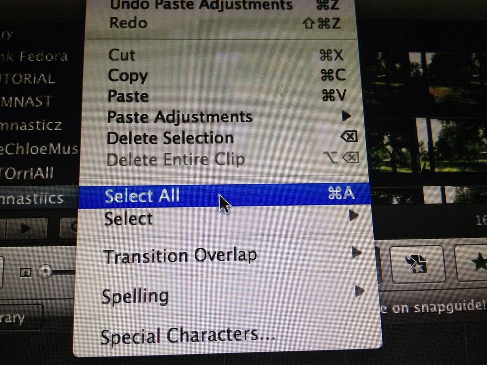 Select all