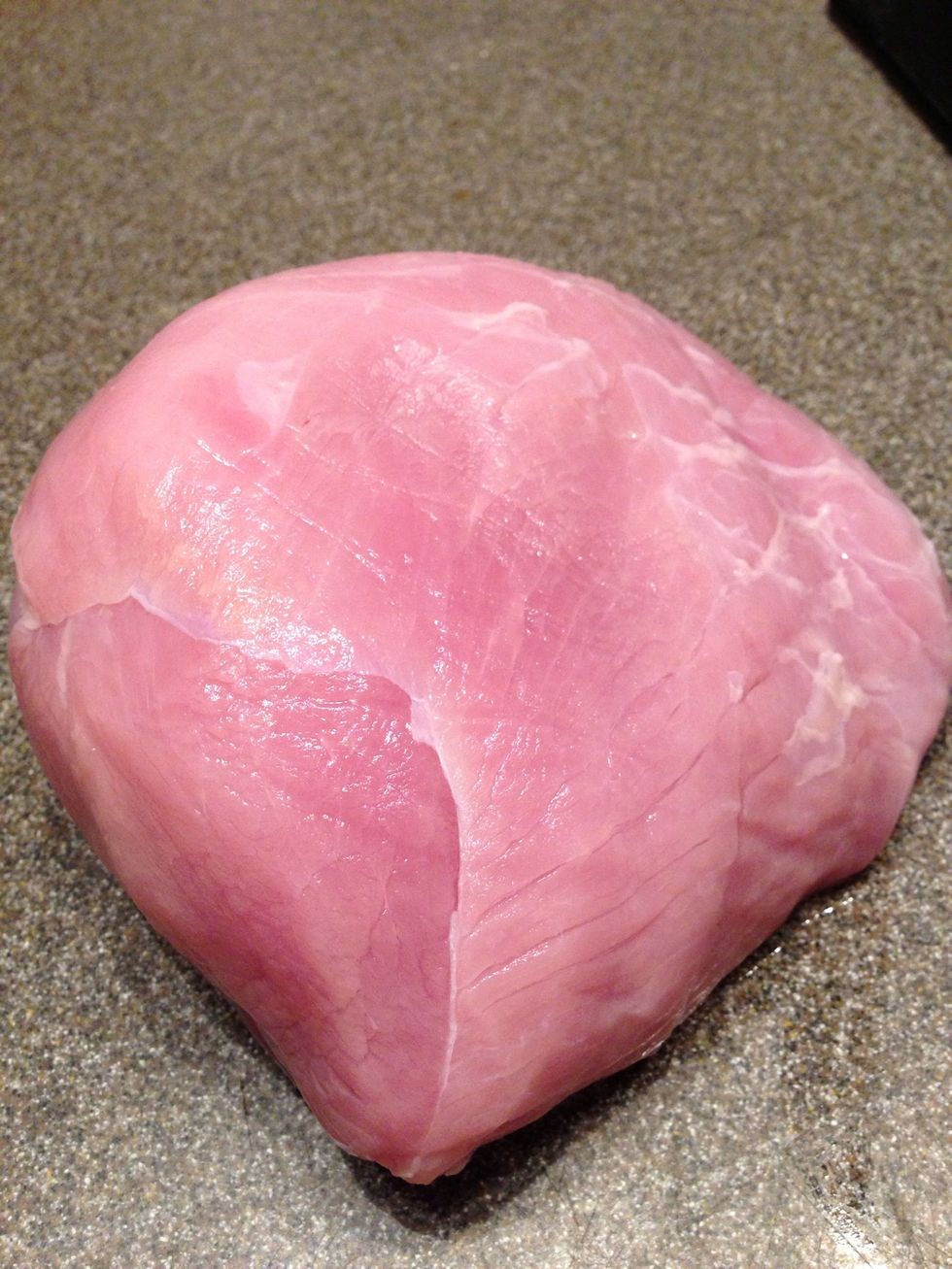 Select any type of roast. I like pork roasts but this recipe works well with literally any variety. The roast shown here is roughly 2 lbs, but one thing about me is I like a lot of sauce.