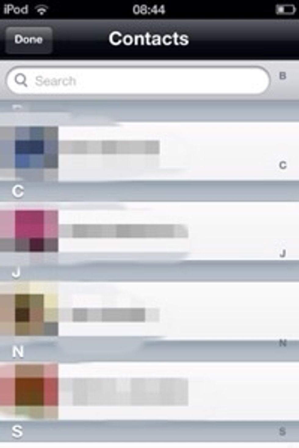 Select anyone of your contacts