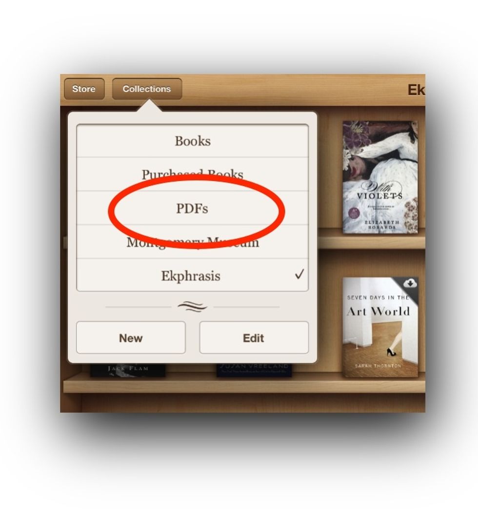 SELECT "COLLECTION" AND "PDFs."