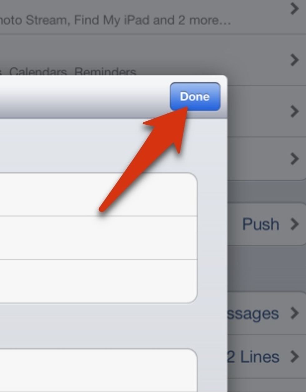 Select "Done"