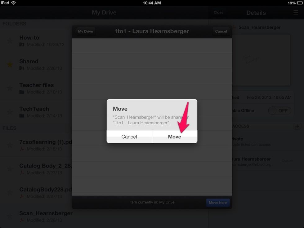 Select "Move."