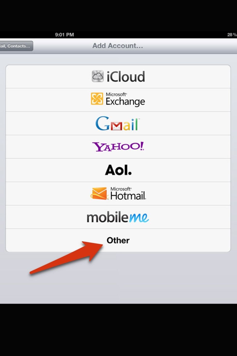 Select "Other"