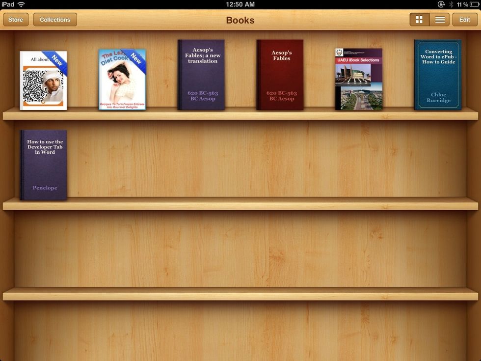 Select Preview in iBooks.