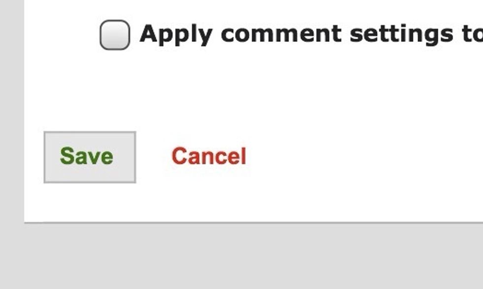 Select Save. Congratulations! You have created your first e-Portfolio!