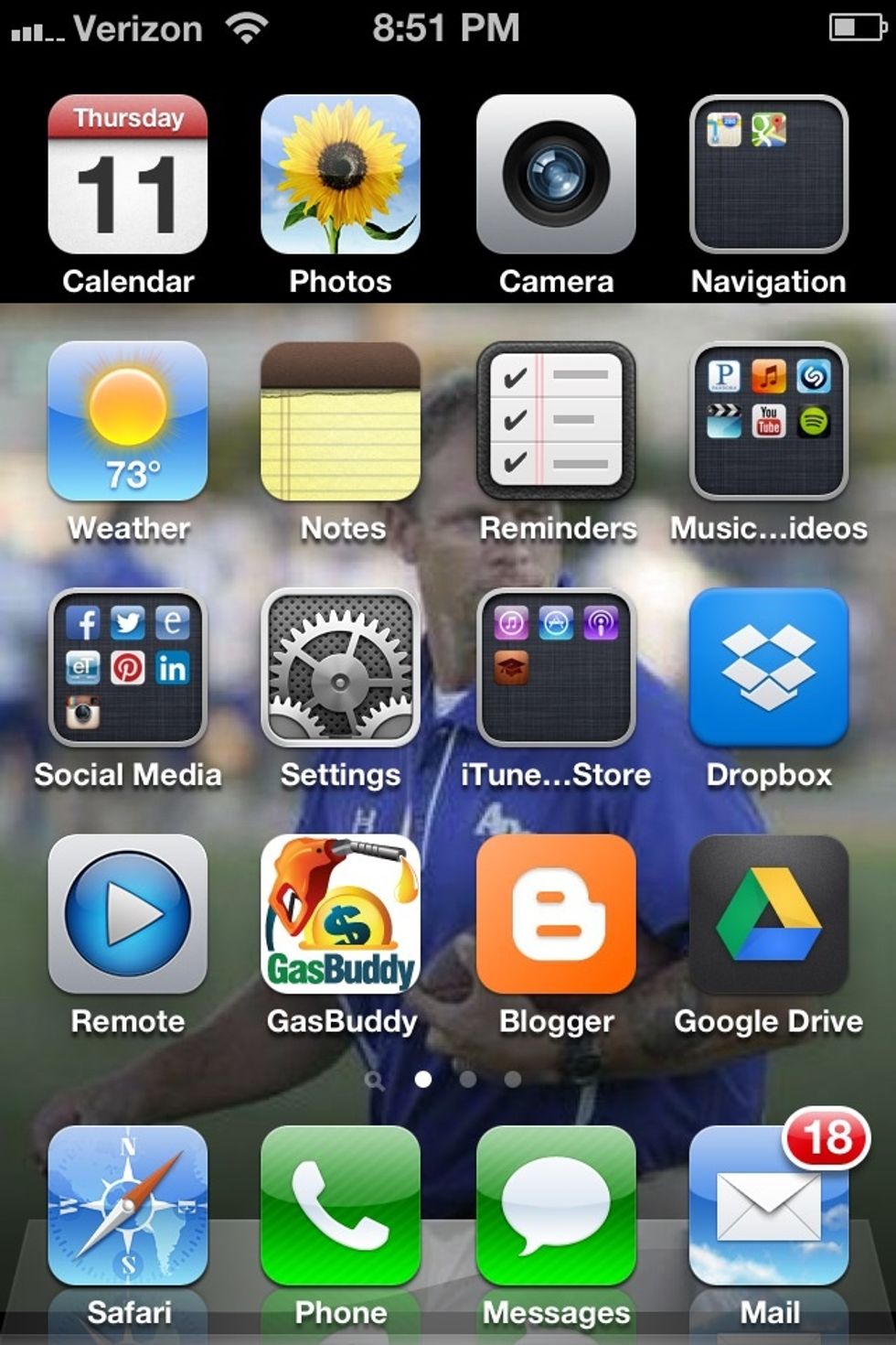 Select "Settings" from your home screen.