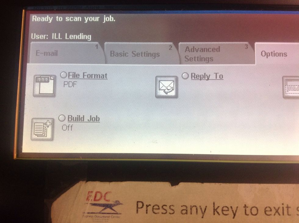 Select the Build Job option...