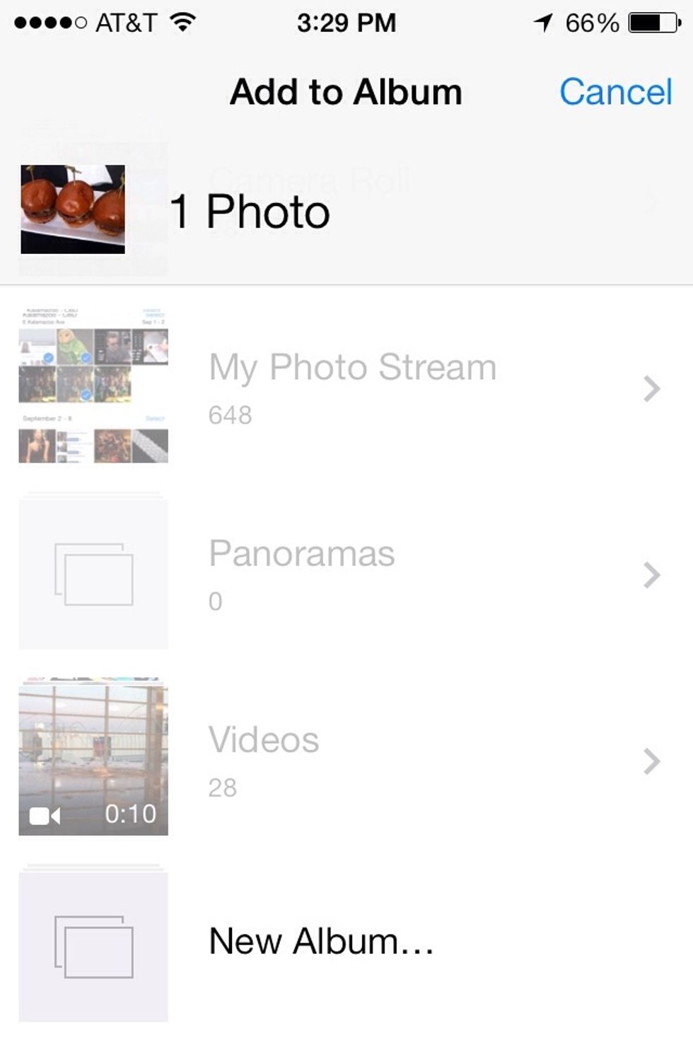 Select the folder you want to move it to. Or create a new folder. Let's create a new one.