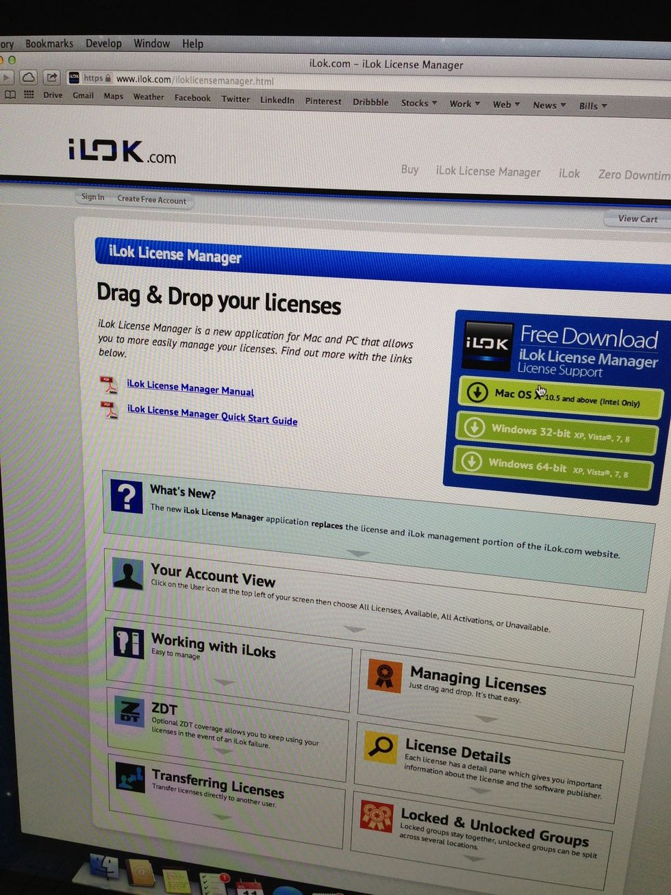 Select the Mac OS X installer download.