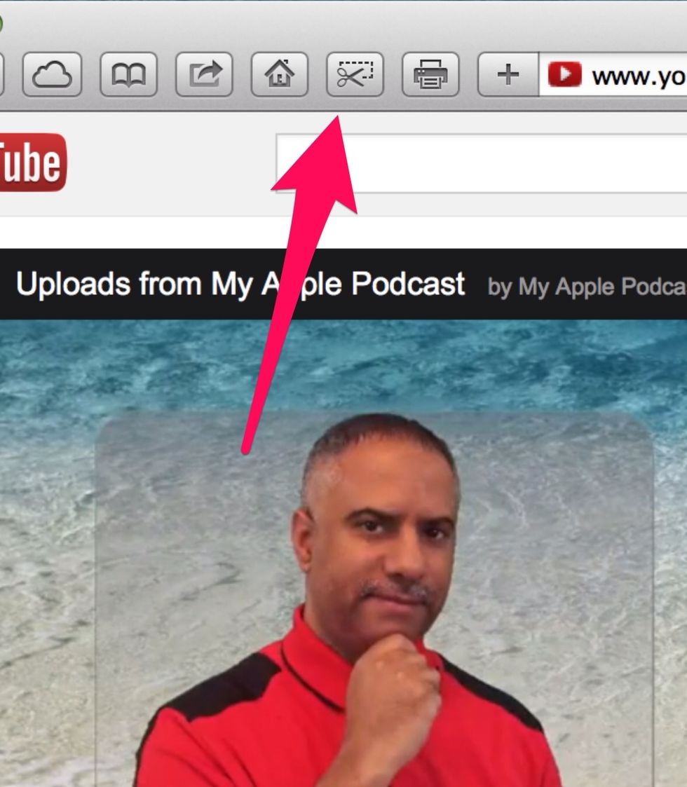 Select the "open in dashboard icon." The "scissors" indicate that you can crop your selection.
